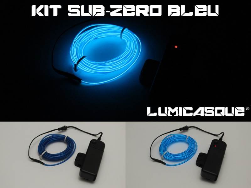 Kit LumiCasque Sub-Zéro - Fil lumineux de 4,5m